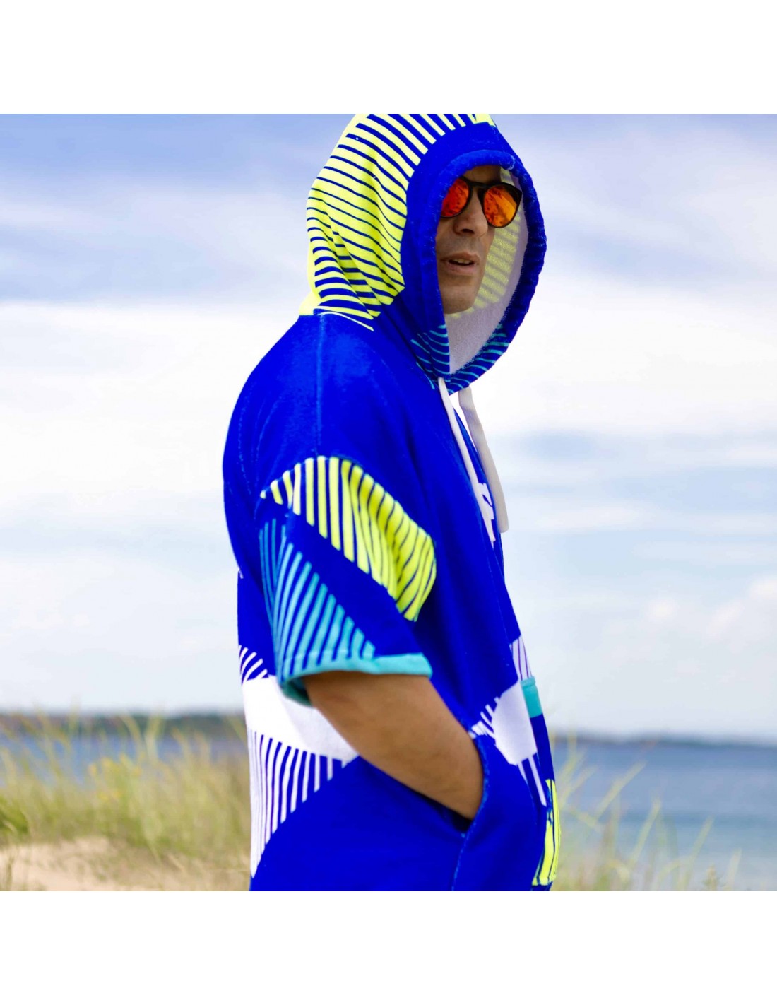 ПОНЧО MAZE GEOMETRIC WAVES